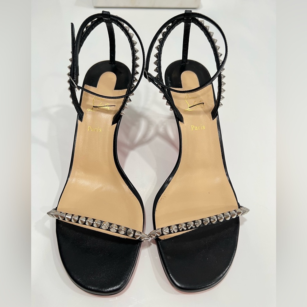 Christian Louboutin Studded So Me 70mm Heeled Sandals - Picture 3 of 11